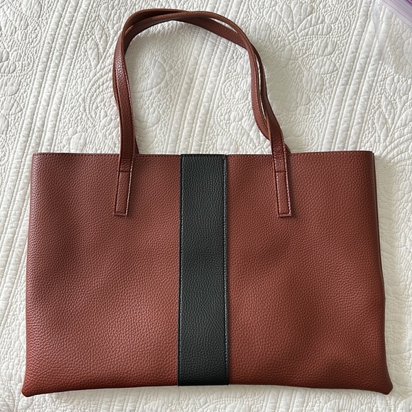 Vince Camuto Tote - Brown / Black - Picture 1 of 9